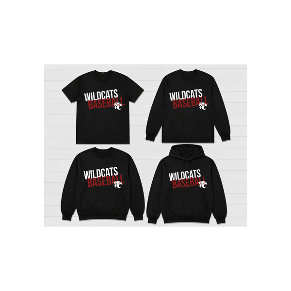 Wildcats Baseball Big Font