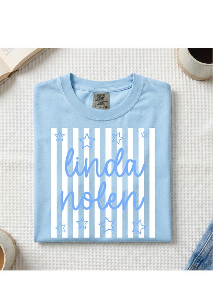 Adult Comfort Color Linda Nolen Script