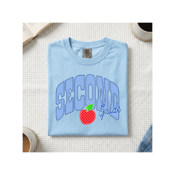 Gingham Blue Grade Levels Pre-K-5th