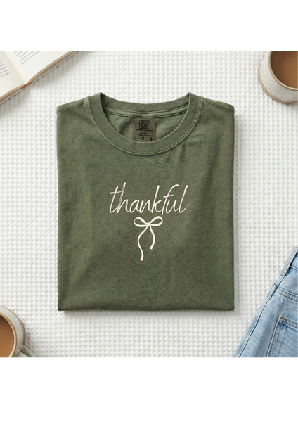 Adult Bella Canvas Thankful Script