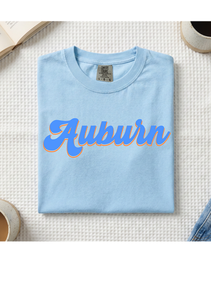 Youth Gildan Blue Script