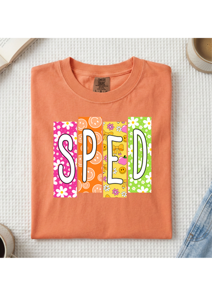 Adult Bella Canvas Floral SPED