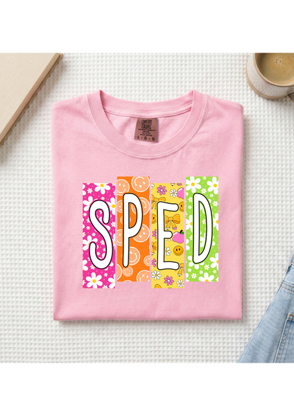 Adult Bella Canvas Floral SPED