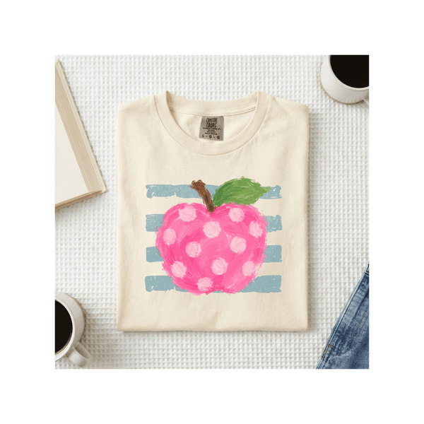 Dot Stripe Apple (with or without customization)