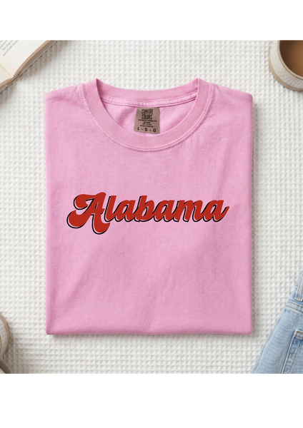 Adult Bella Canvas Red Script