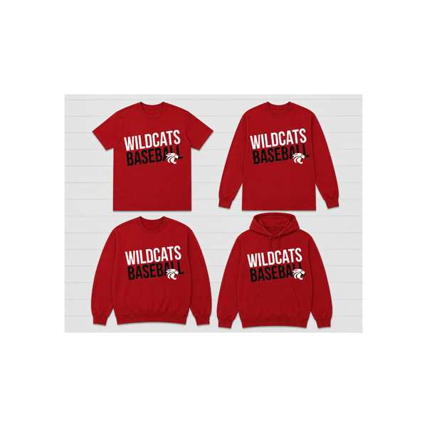 Wildcats Baseball Big Font