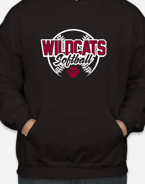 Wildcats Softball Outline
