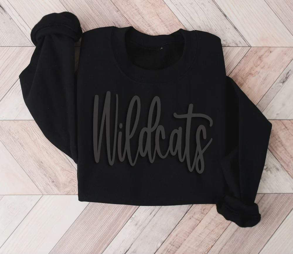 District YOUTH Black Sweatshirt with PUFF