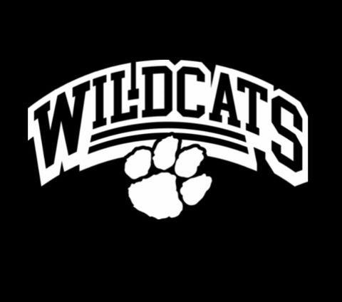Wildcats Paw Decal