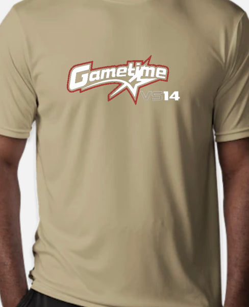 Gametime Year Performance Short Sleeve Gold