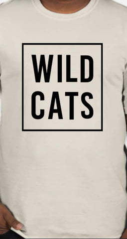 Comfort Color ADULT Wildcats Stacked