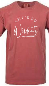 Comfort Color ADULT Let's Go Wildcats