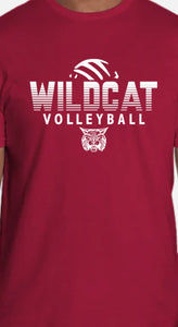 Wildcat Volleyball Face GILDAN Brand