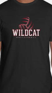 Wildcat Volleyball Outlined GILDAN Brand