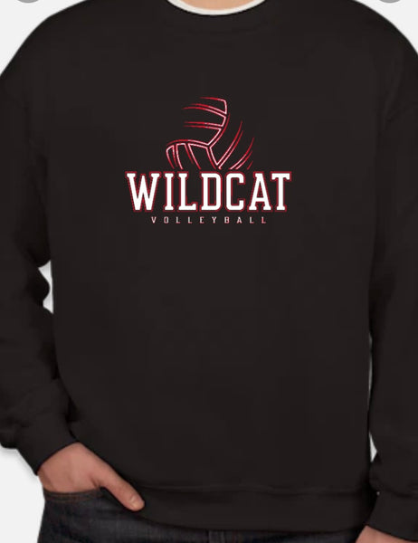 Wildcat Volleyball Outlined GILDAN Brand