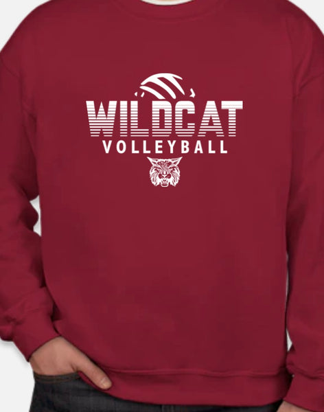 Wildcat Volleyball Face GILDAN Brand