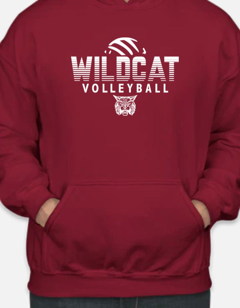 Wildcat Volleyball Face GILDAN Brand