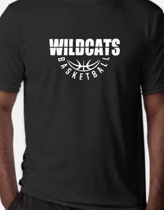 Wildcats Basketball PERFORMANCE Black with White