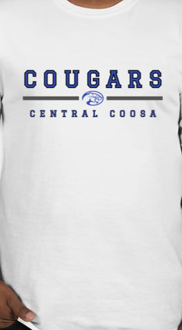 Cougars Line Logo WHITE