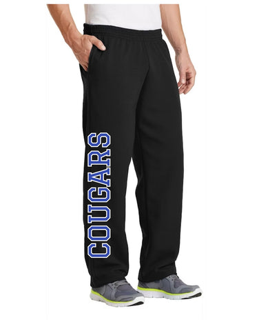 COUGARS Side Sweatpants BLACK