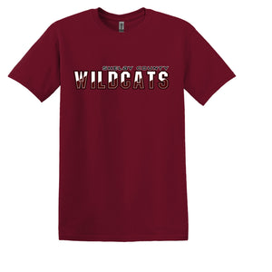 Wildcats Main Logo PERFORMANCE Short Sleeve Cardinal