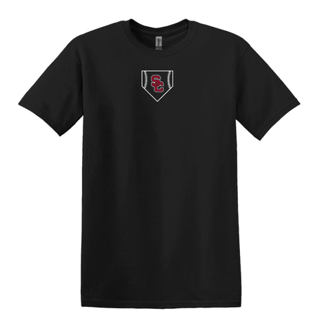 SC Base Centered PERFORMANCE Short Sleeve Black