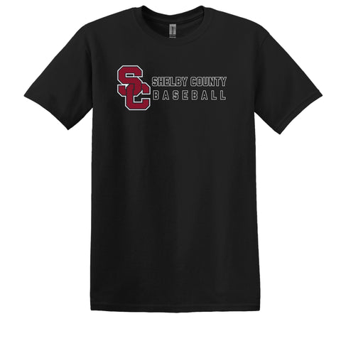 SC Side Logo PERFORMANCE Short Sleeve Black