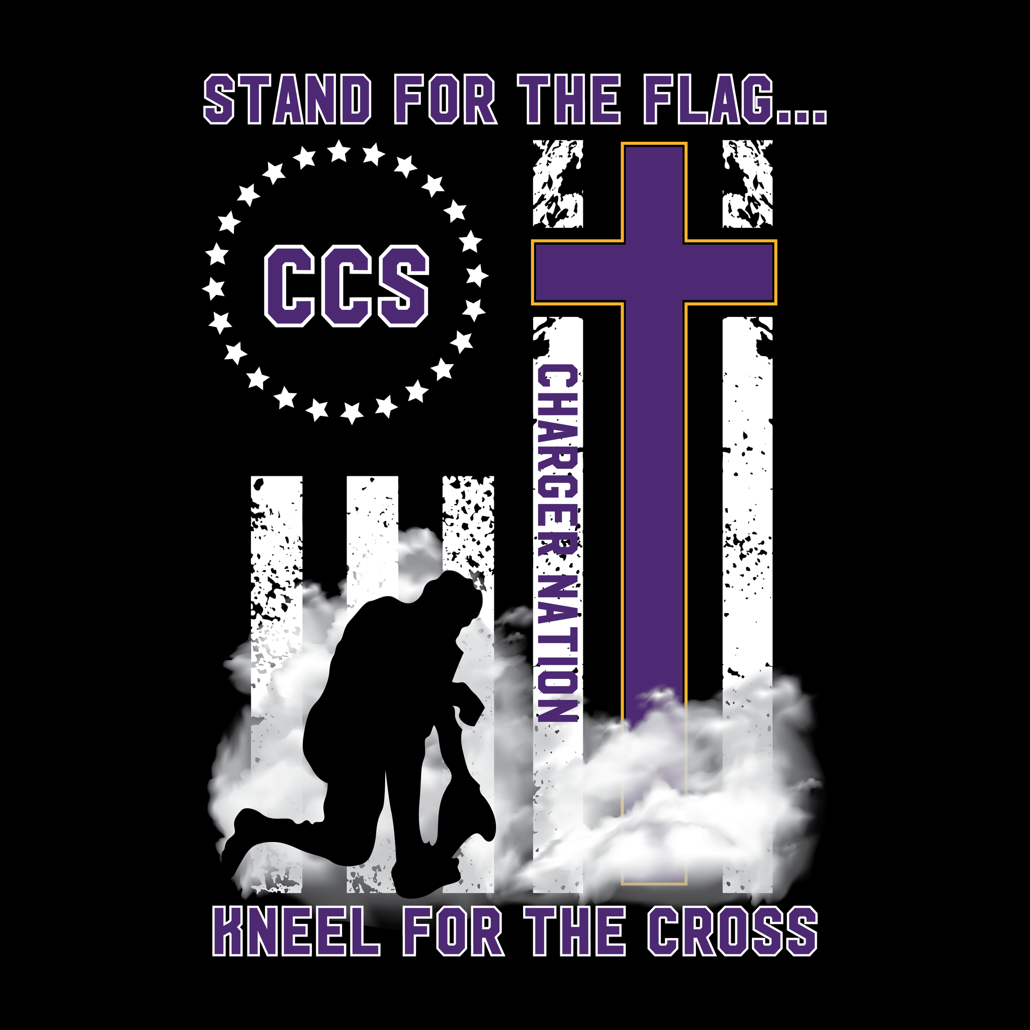 Stand for the Flag... Kneel at the Cross