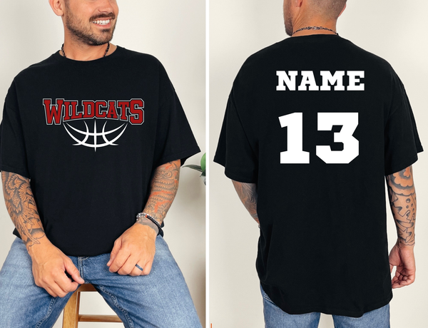 Performance Wildcats in Black w/Name & #