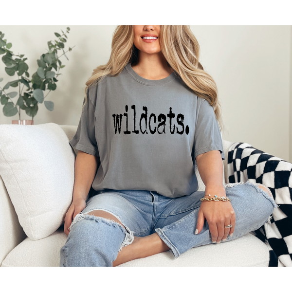 Comfort Color Wildcats in Red