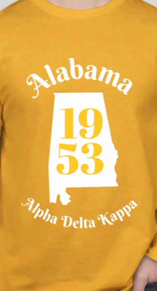Alabama Alpha Delta Kappa 1953 Short Sleeve