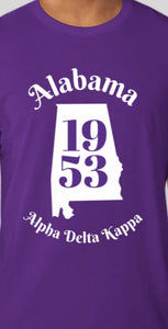 Alabama Alpha Delta Kappa 1953 Long Sleeve